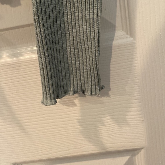 TopShop Tie Front long Sleeve Top - Picture 4 of 6